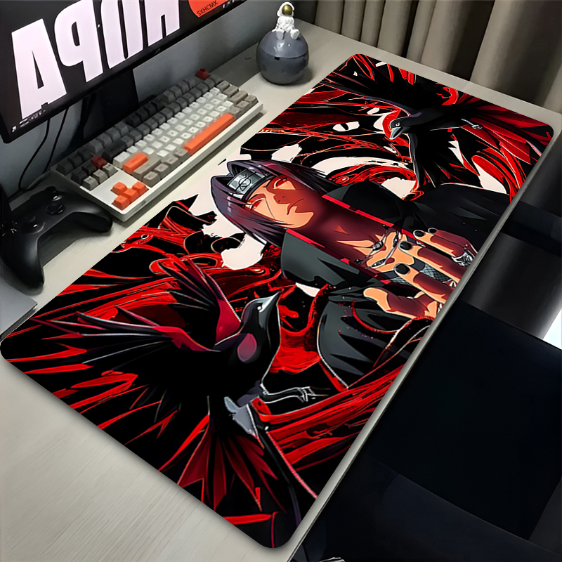 Gaming Keyboard En Mouse - Mouse Pad Gamer Larger XXL Uchiha