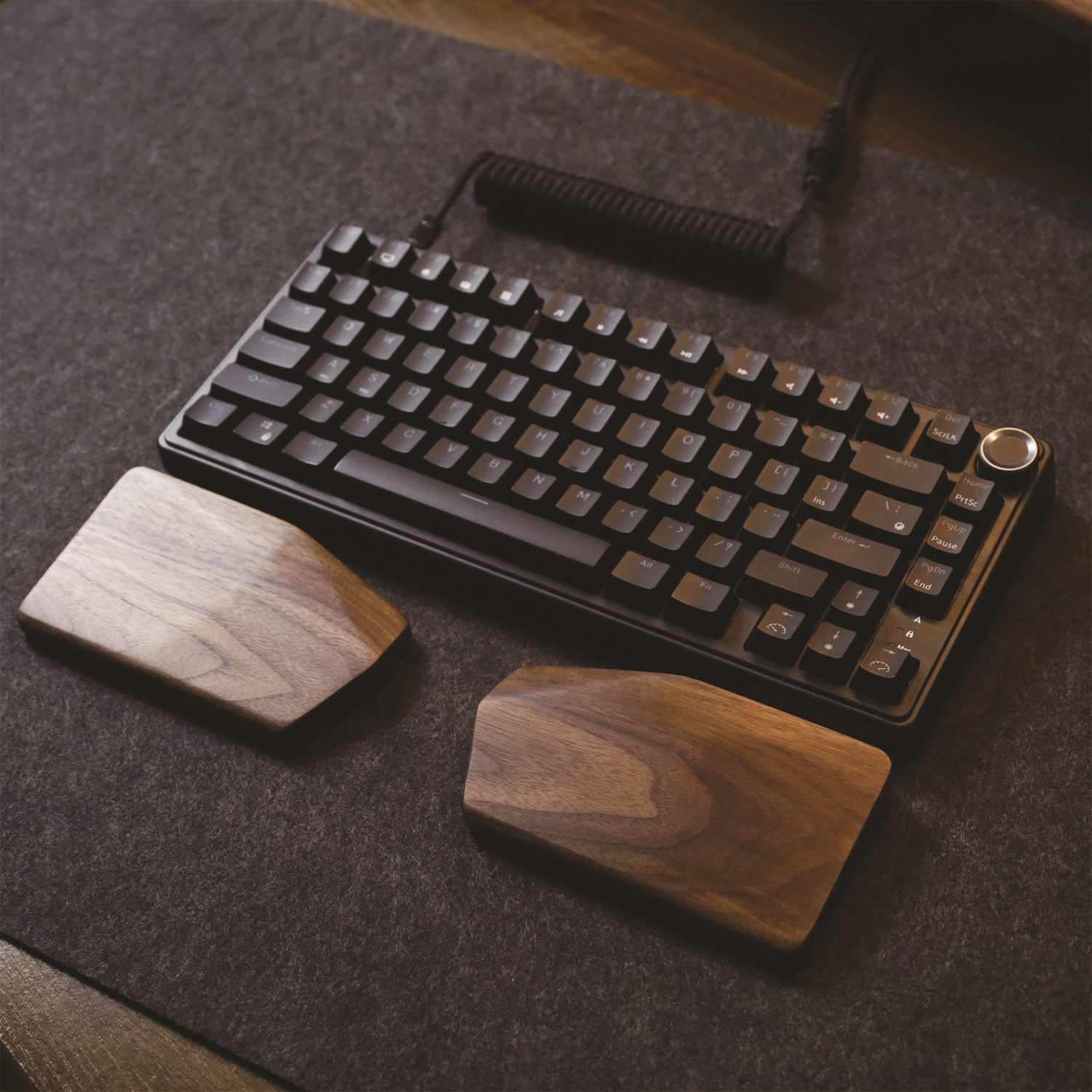 Wrist Rest Wood - Split Keyboard Hand Rest Original Wooden
