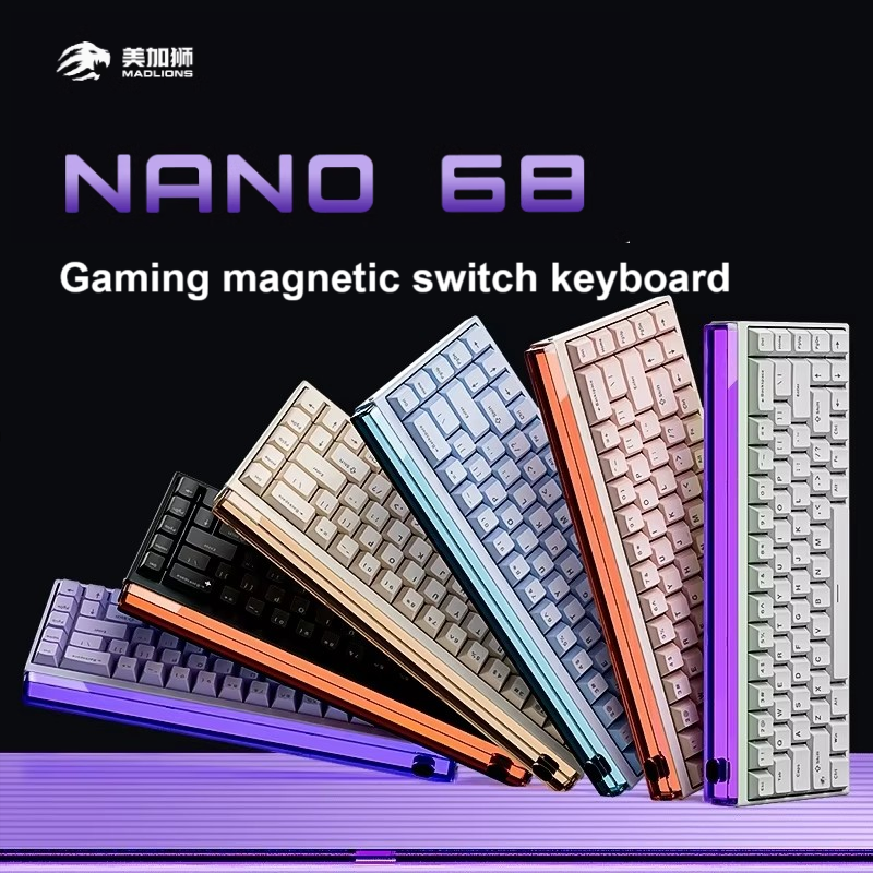 Gaming Keyboard Tkl - Madlions NANO 68/68 PRO Magnetic Axis