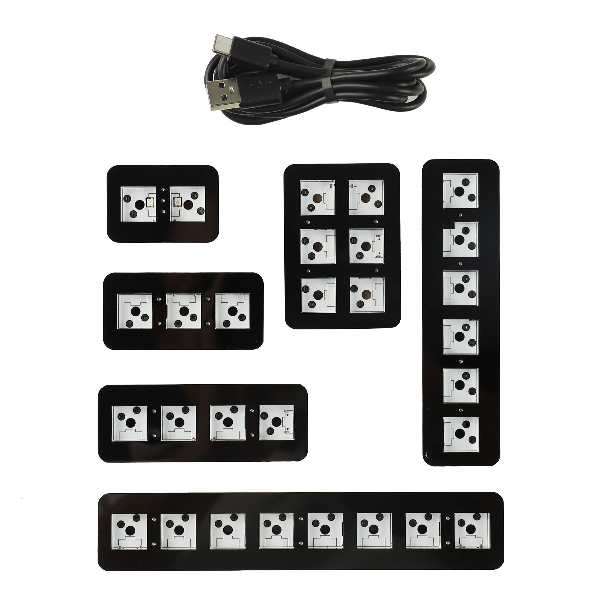 Gaming Keyboard Mini Mechanical - 3 4 6 8 Key Hotswap