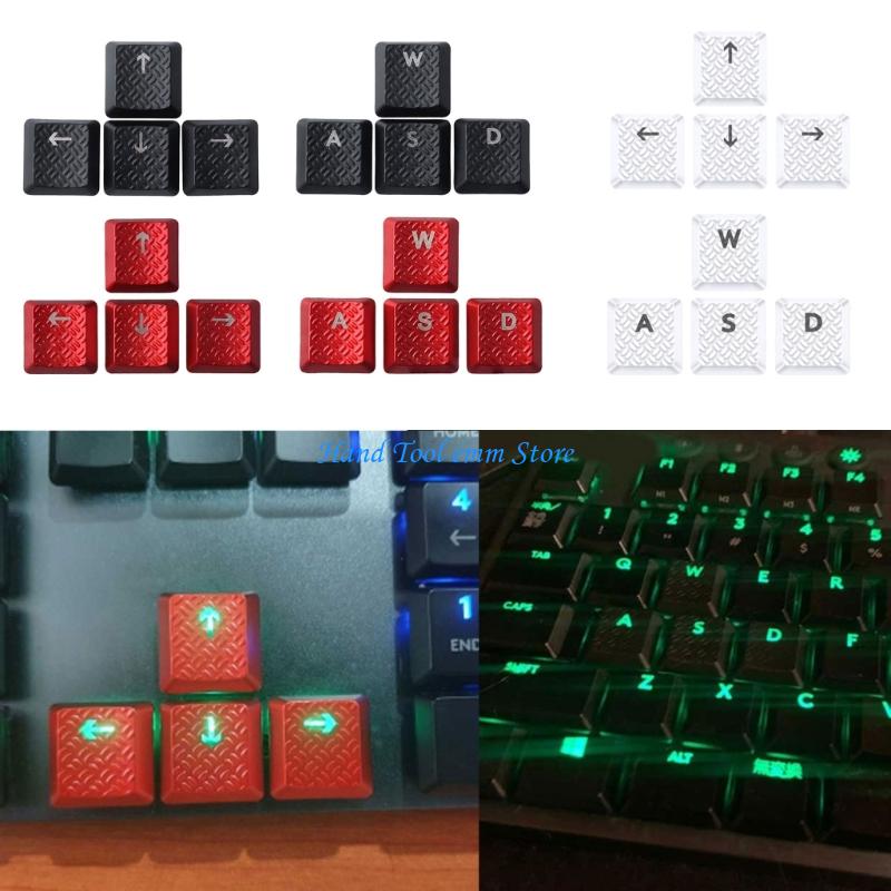 Gaming Keyboard Tkl - H37F 4Pcs Gaming Carbon Fiber Keycap
