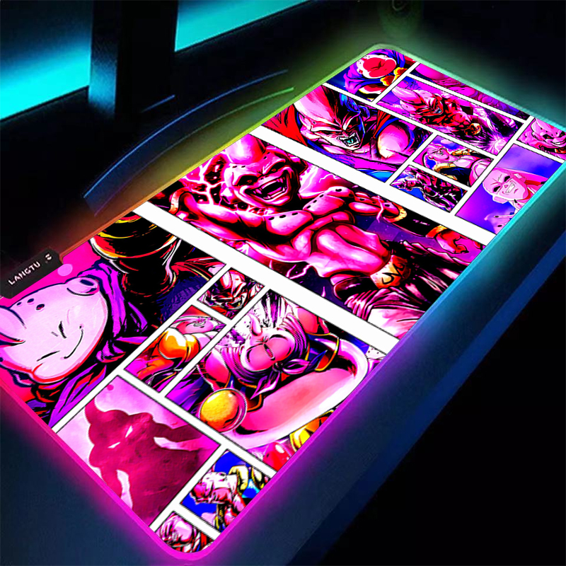Gaming Keyboard No Rgb - RGB Mouse Pad 90x40cm DBZ Dragon