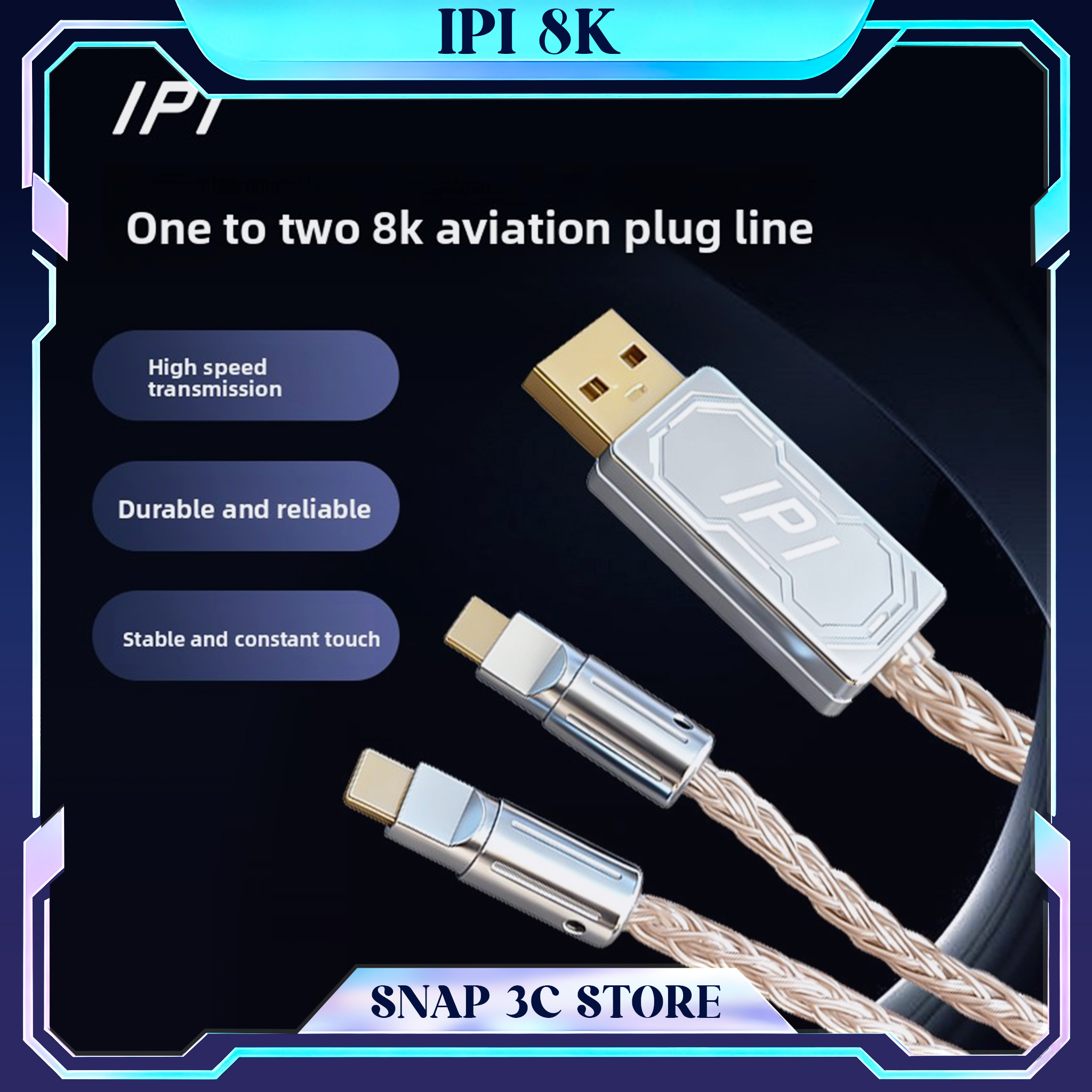 IPI Aviator Cable 1-to-2 Split - Gaming Keyboard Splitter ulasan dan harga