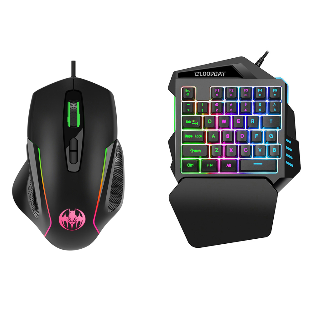 One-Handed RGB Gaming Keyboard - Gaming Keyboard And Mouse For Xbox ulasan dan harga