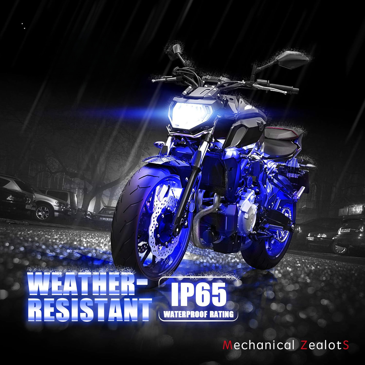 8Pcs Motorcycle LED Light Kit, - Rgb Underglow Strip ulasan dan harga