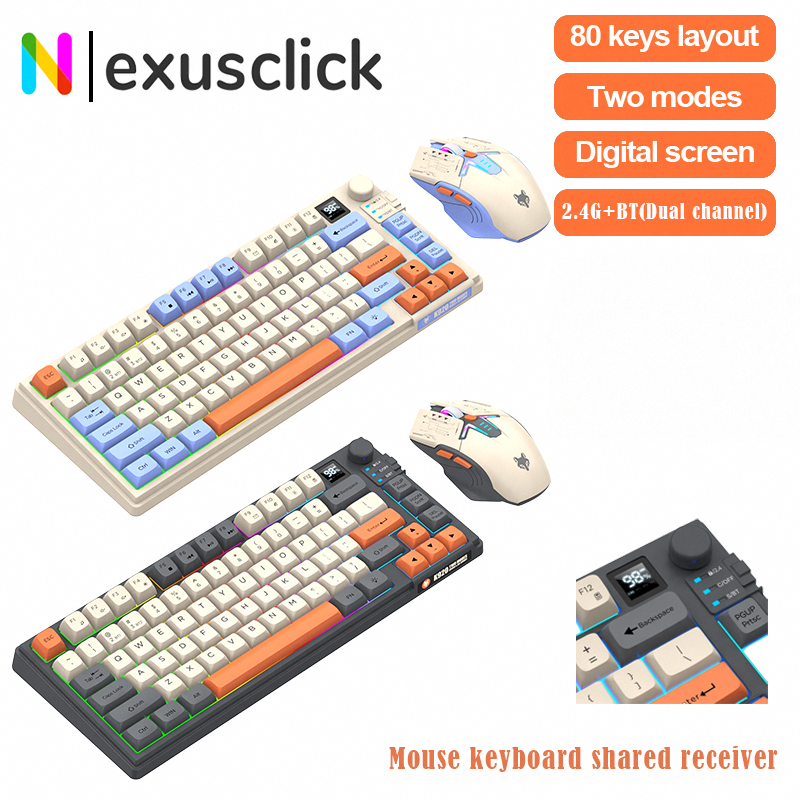 New Dual-Mode 80 Keys Wireless - Gaming Keyboard Extension ulasan dan harga