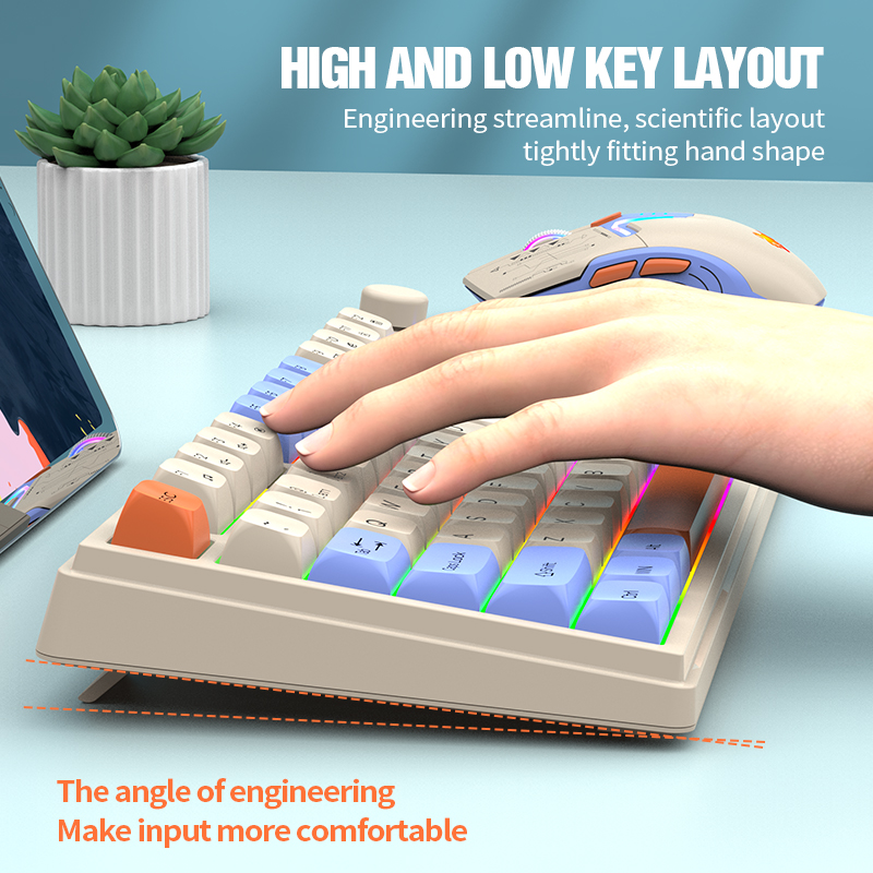 New Dual-Mode 80 Keys Wireless - Gaming Keyboard Extension ulasan dan harga