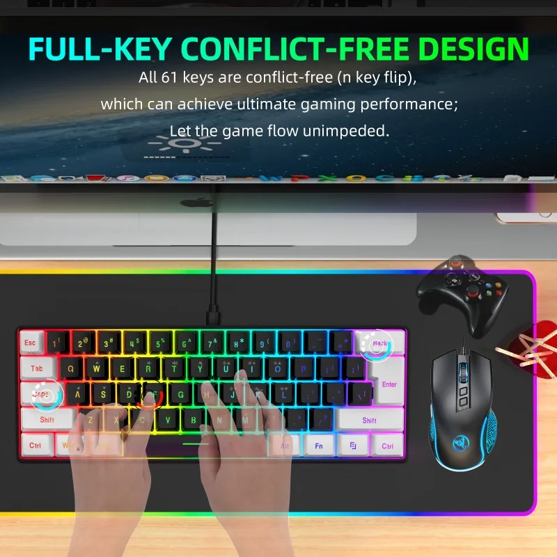 Keyboard and mouse 60% compute - Gaming Keyboard Extension ulasan dan harga