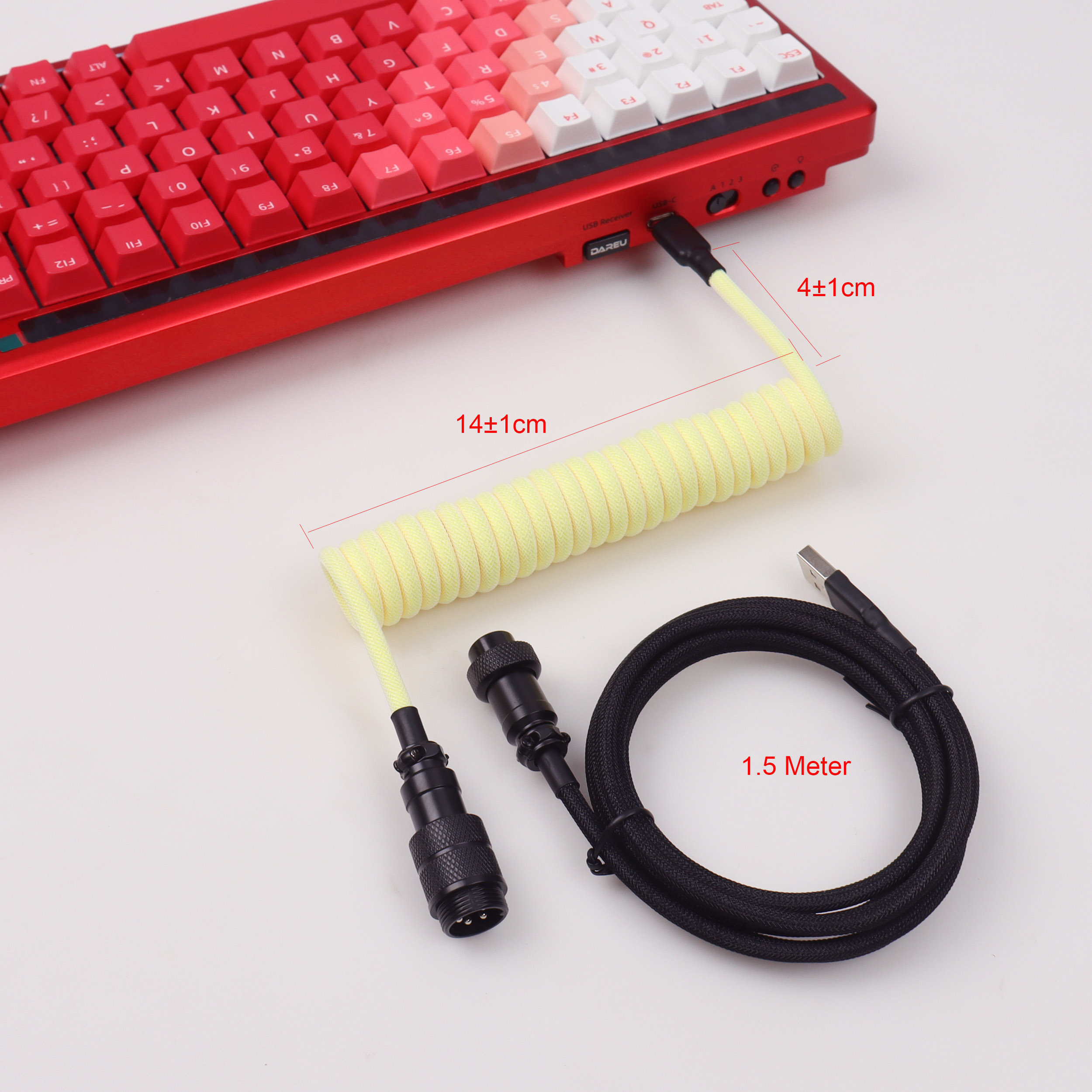 LANO USB A to Type C for Mecha - Gaming Keyboard Types ulasan dan harga