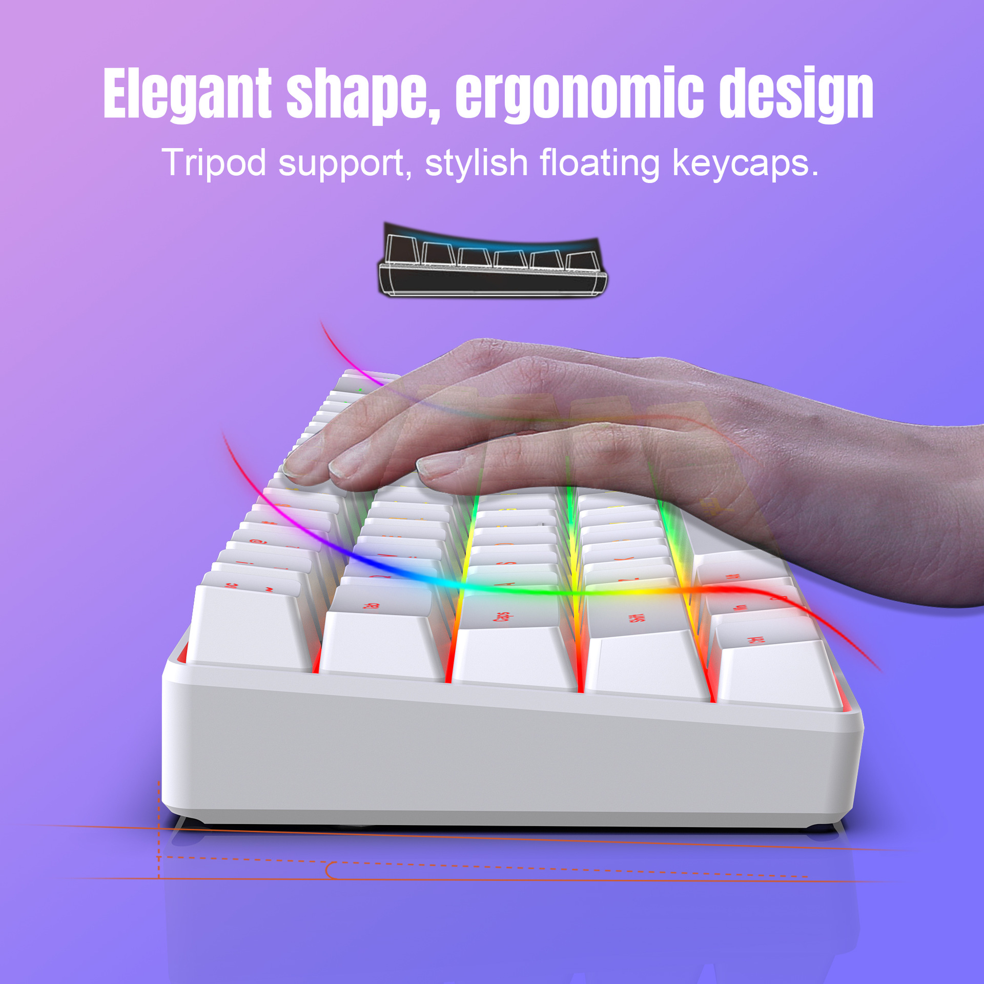 Keyboard and mouse 68key wired - Gaming Keyboard Extension ulasan dan harga