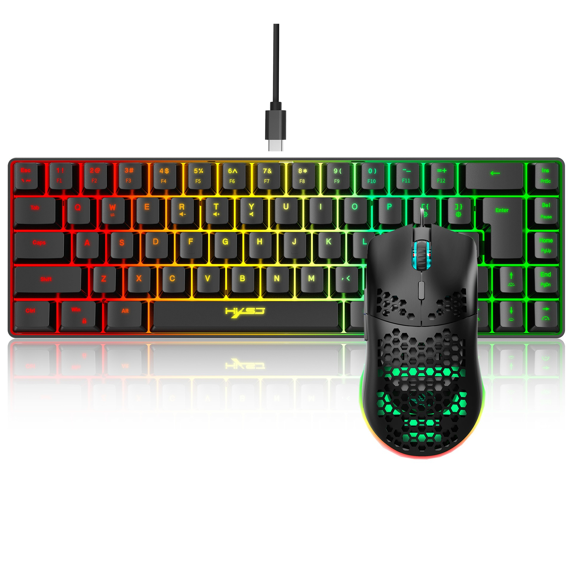 Keyboard and mouse 68key wired - Gaming Keyboard Extension ulasan dan harga