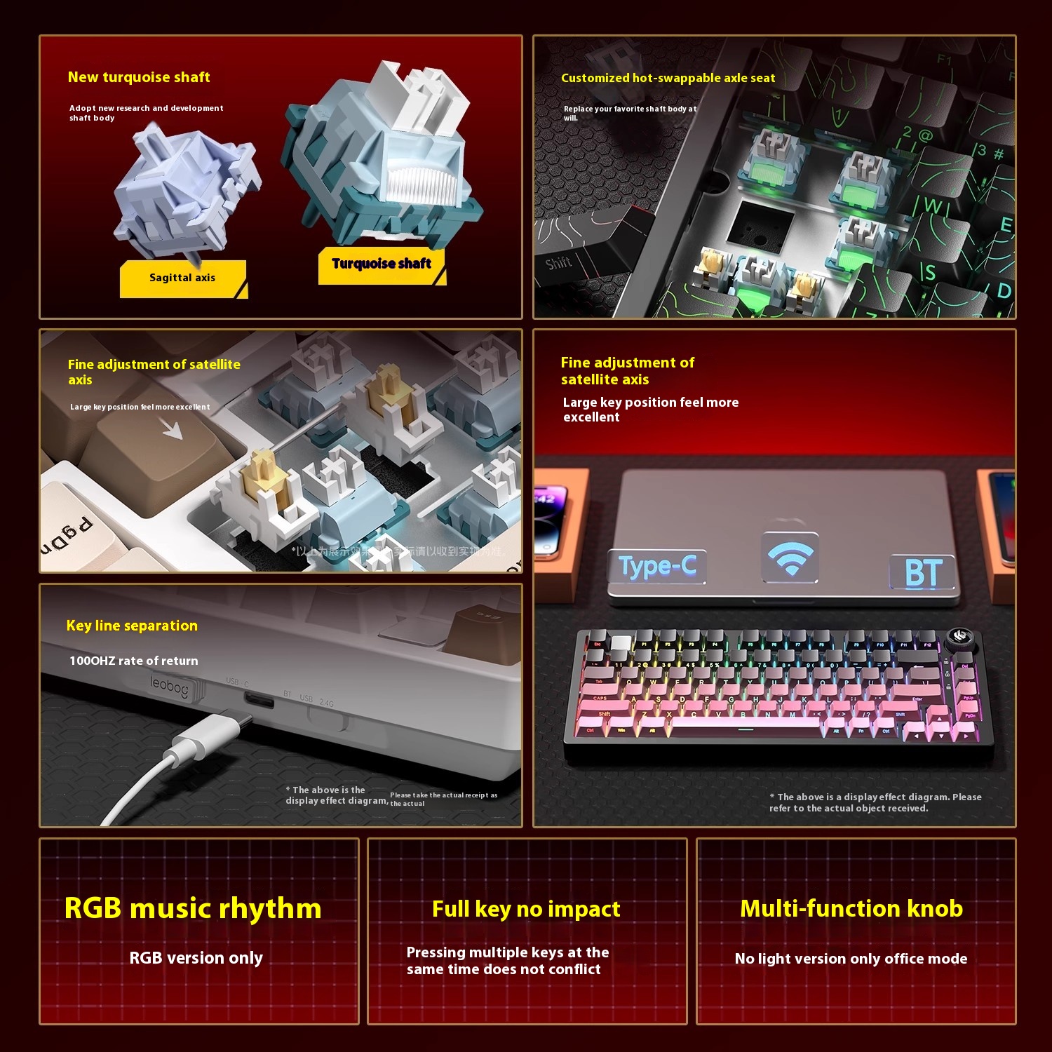 LEOBOG Hi75C Mechanical Keyboa - Gaming Keyboard Extension ulasan dan harga