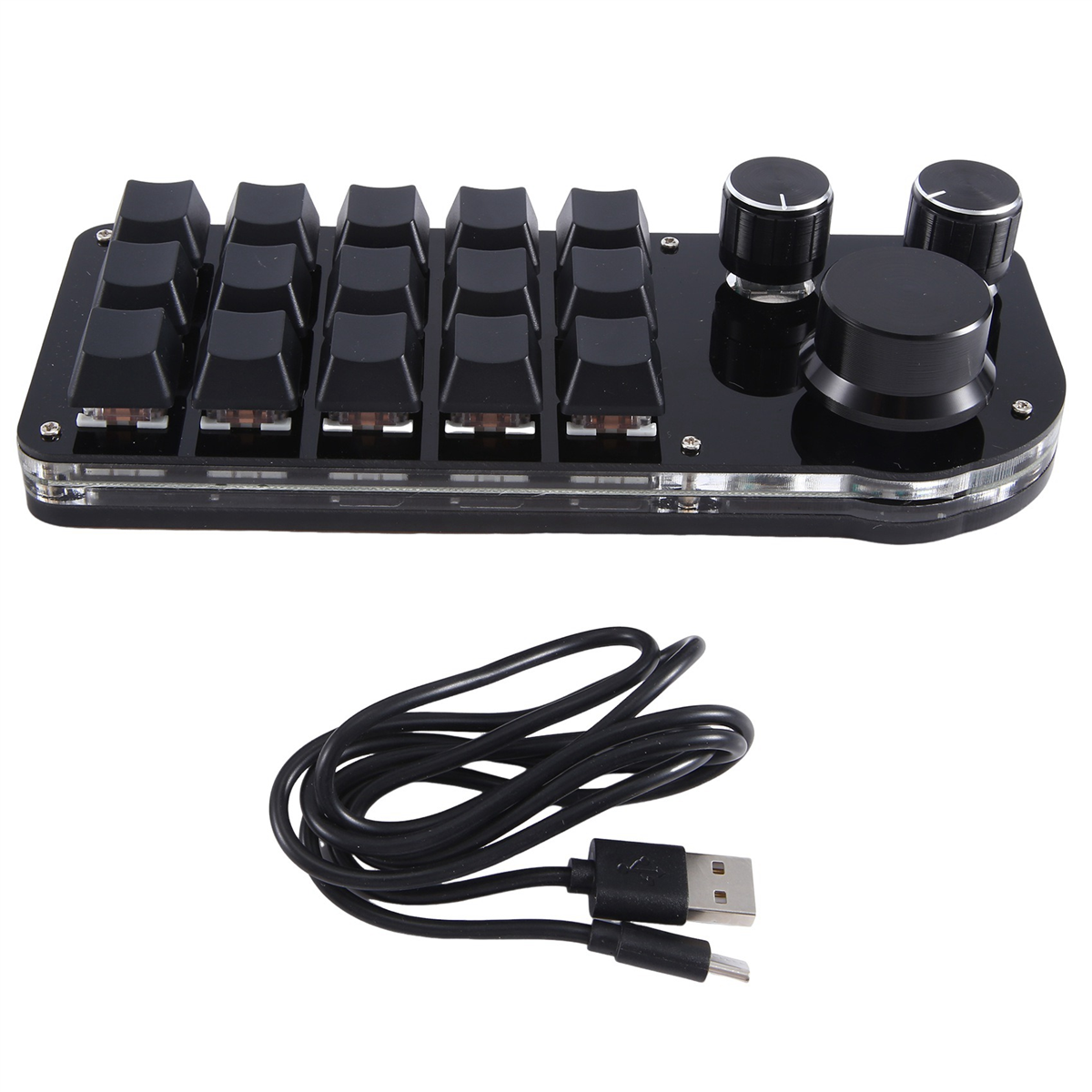 Programming Macro Custom 15 Ke - Gaming Keyboard Mini Mechanical ulasan dan harga