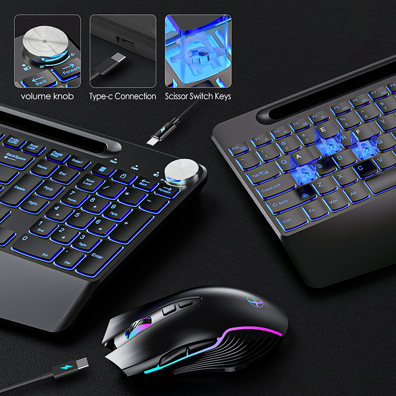 2.4G&Type-C Wireless Keyboard  - Gaming Keyboard Types ulasan dan harga