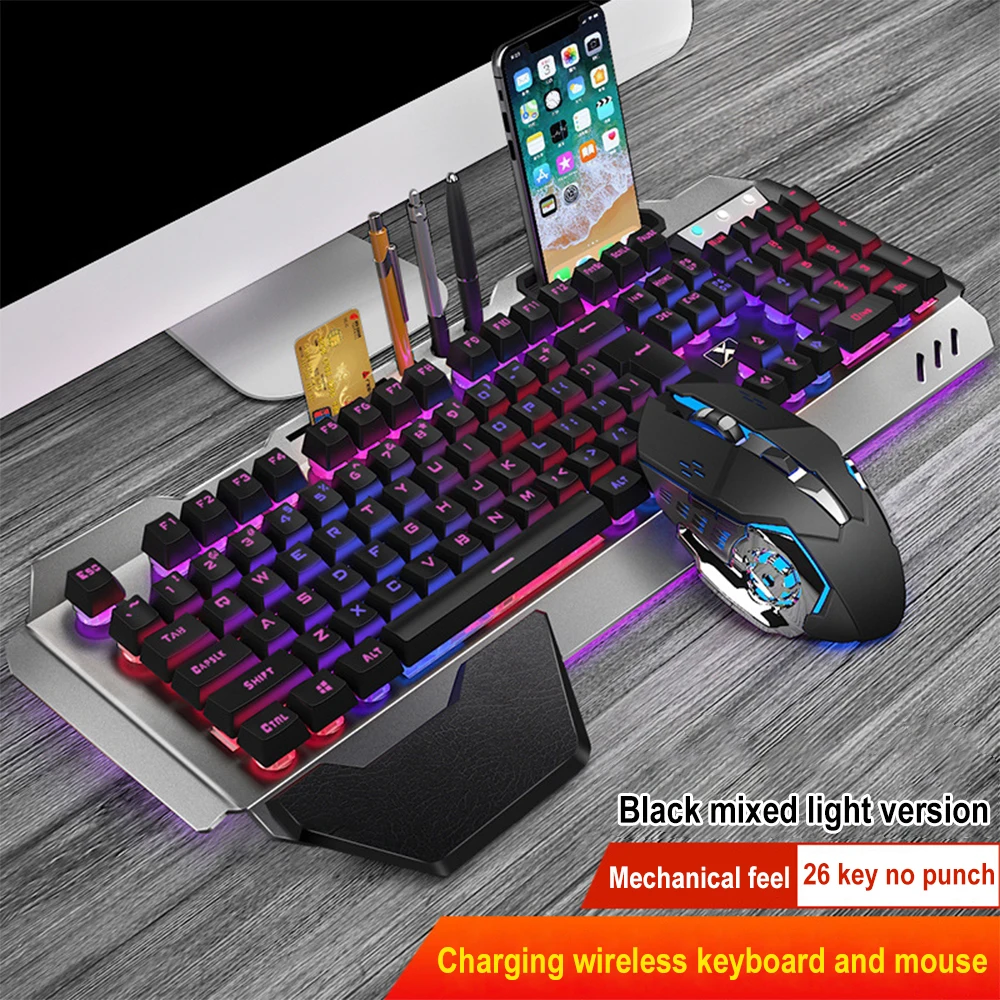 K680 Rechargeable 2.4G wireles - Gaming Keyboard Bundle ulasan dan harga