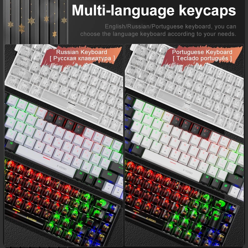 E-YOOSO Z686 USB Mini Slim Mec - Gaming Keyboard Mobile ulasan dan harga
