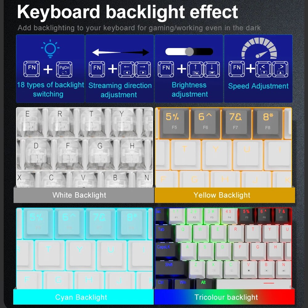 E-YOOSO Z686 USB Mini Slim Mec - Gaming Keyboard Mobile ulasan dan harga