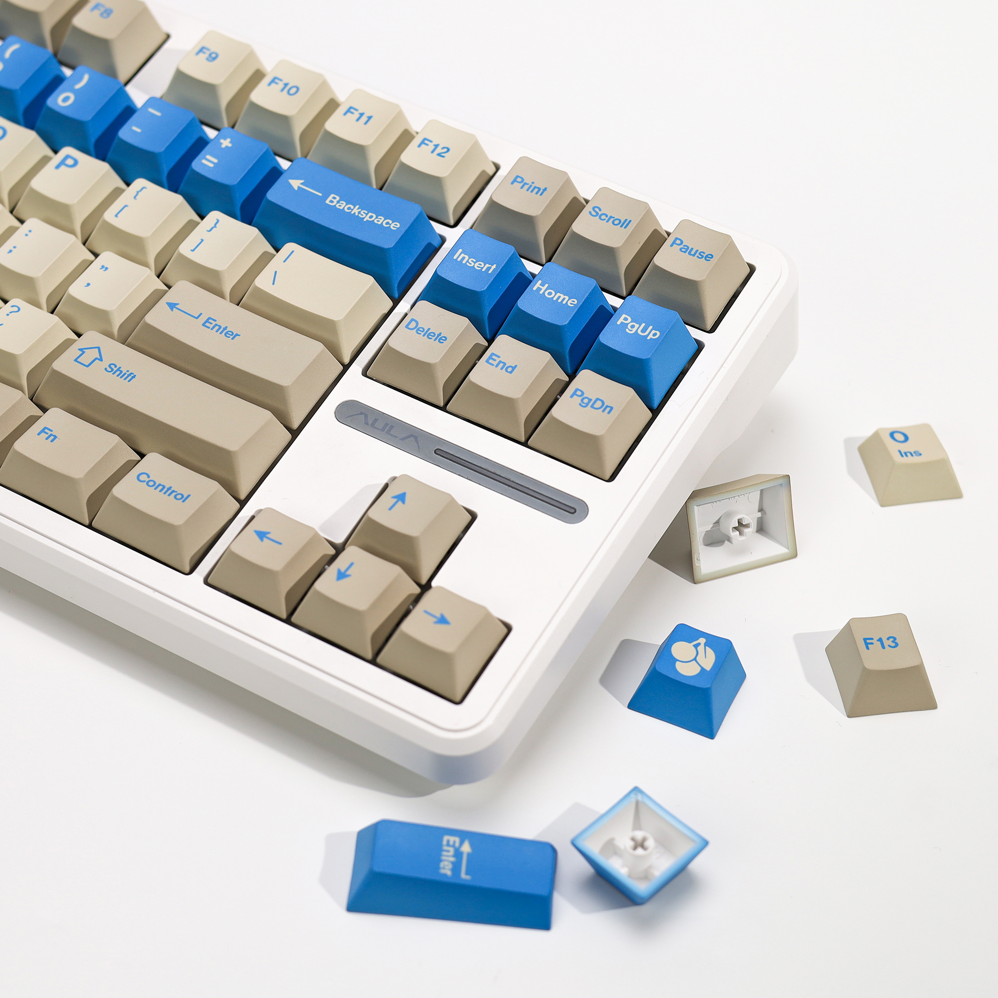 KBDiy Clone Retro GMK Blue Ale - Gaming Keyboard No Number Pad ulasan dan harga