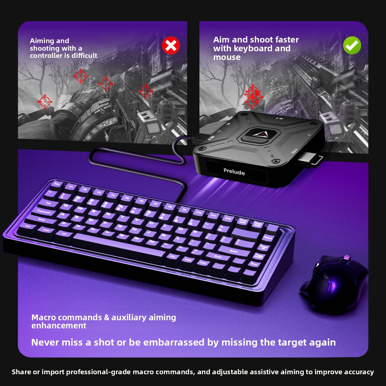 Gamwing Ax360P Keyboard Mouse  - Gaming Keyboard And Mouse For Xbox ulasan dan harga