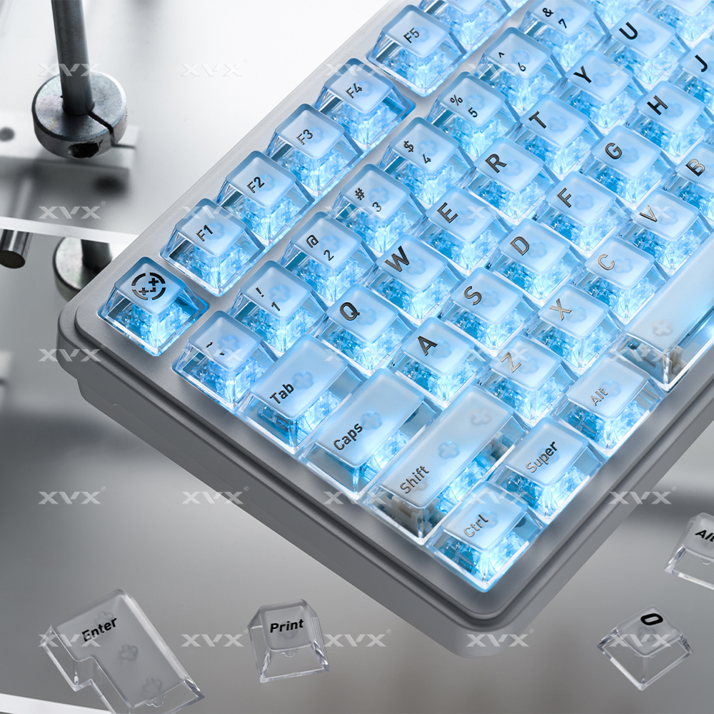 XVX Crystal Transparent Keycap - Gaming Keyboard No Rgb ulasan dan harga