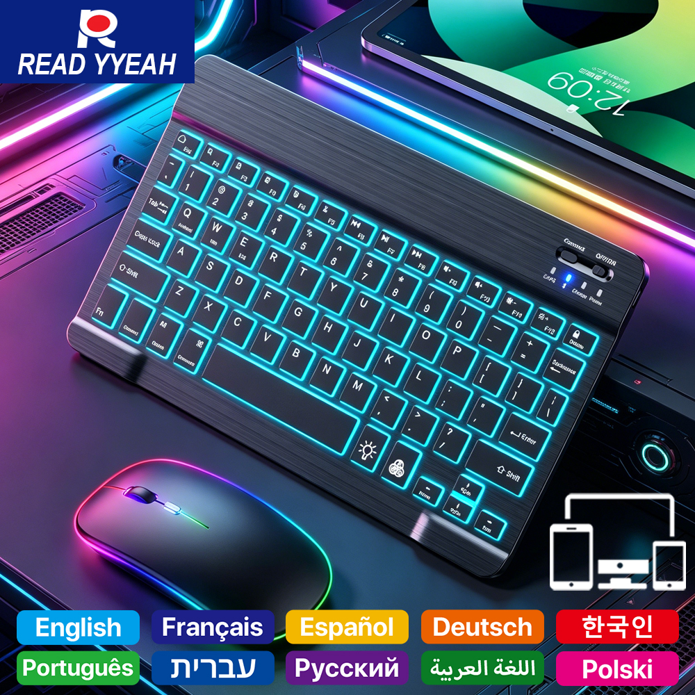 READ YYEAH RGB Backlit Bluetoo - Gaming Keyboard No Rgb ulasan dan harga