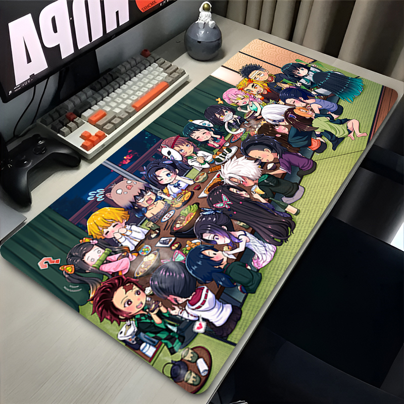 Mousepad Anime D-demon Slayer  - Gaming Keyboard En Mouse ulasan dan harga