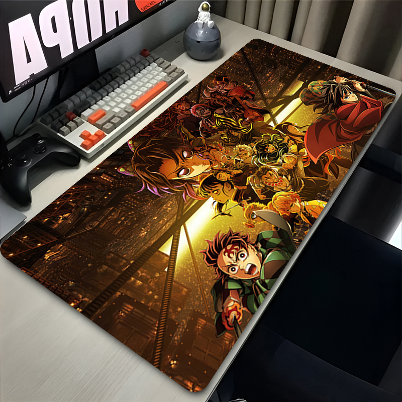 Mousepad Anime D-demon Slayer  - Gaming Keyboard En Mouse ulasan dan harga