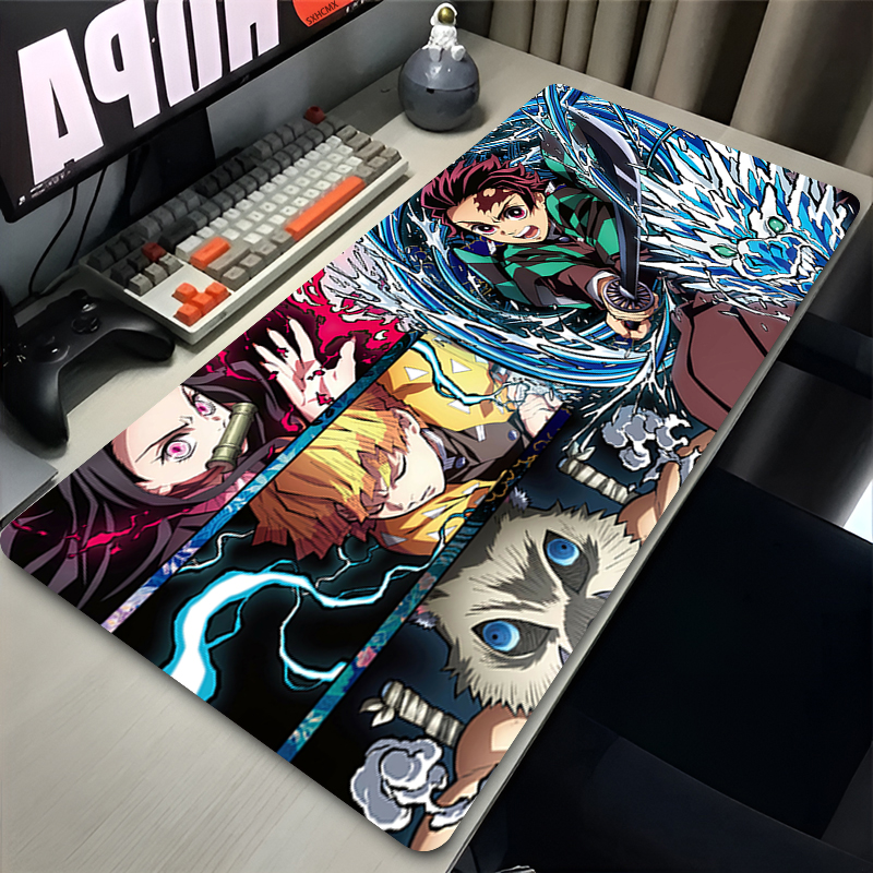 Mousepad Anime D-demon Slayer  - Gaming Keyboard En Mouse ulasan dan harga