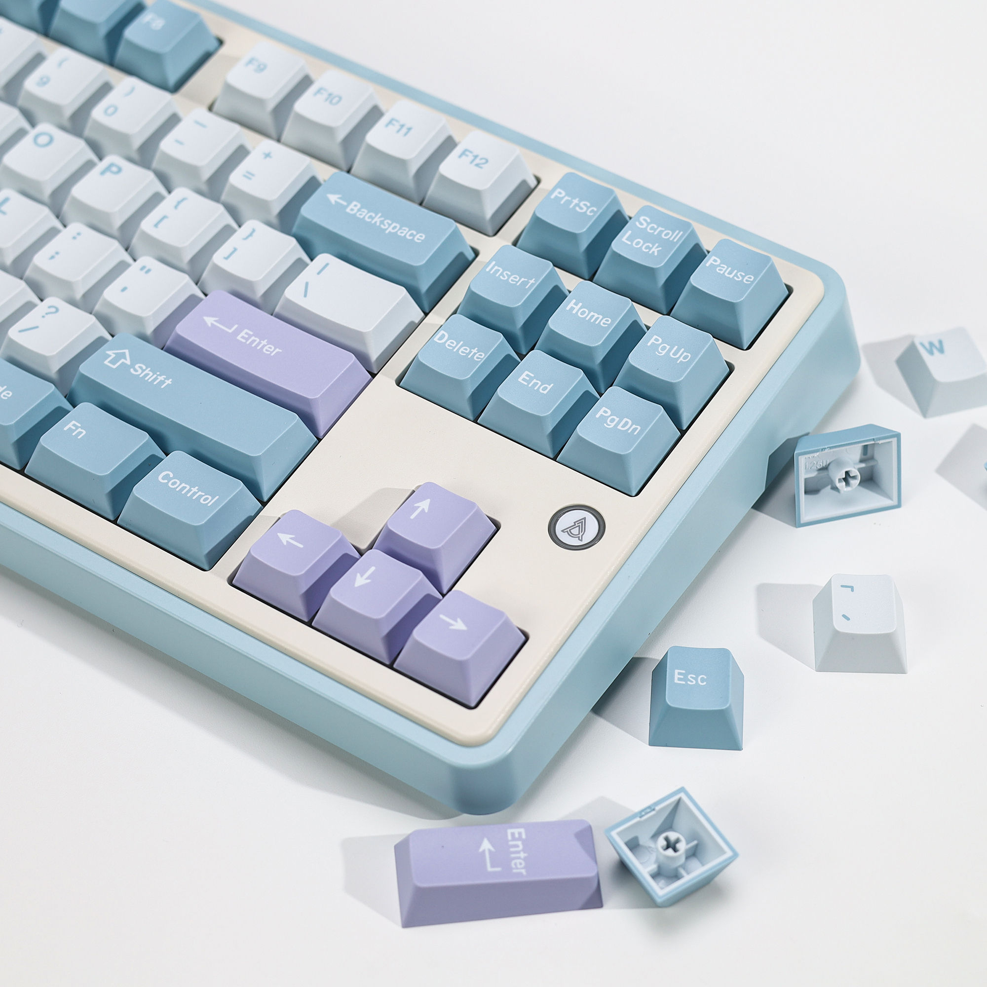 KBDiy Illusion Keycap Retro PB - Gaming Keyboard No Number Pad ulasan dan harga