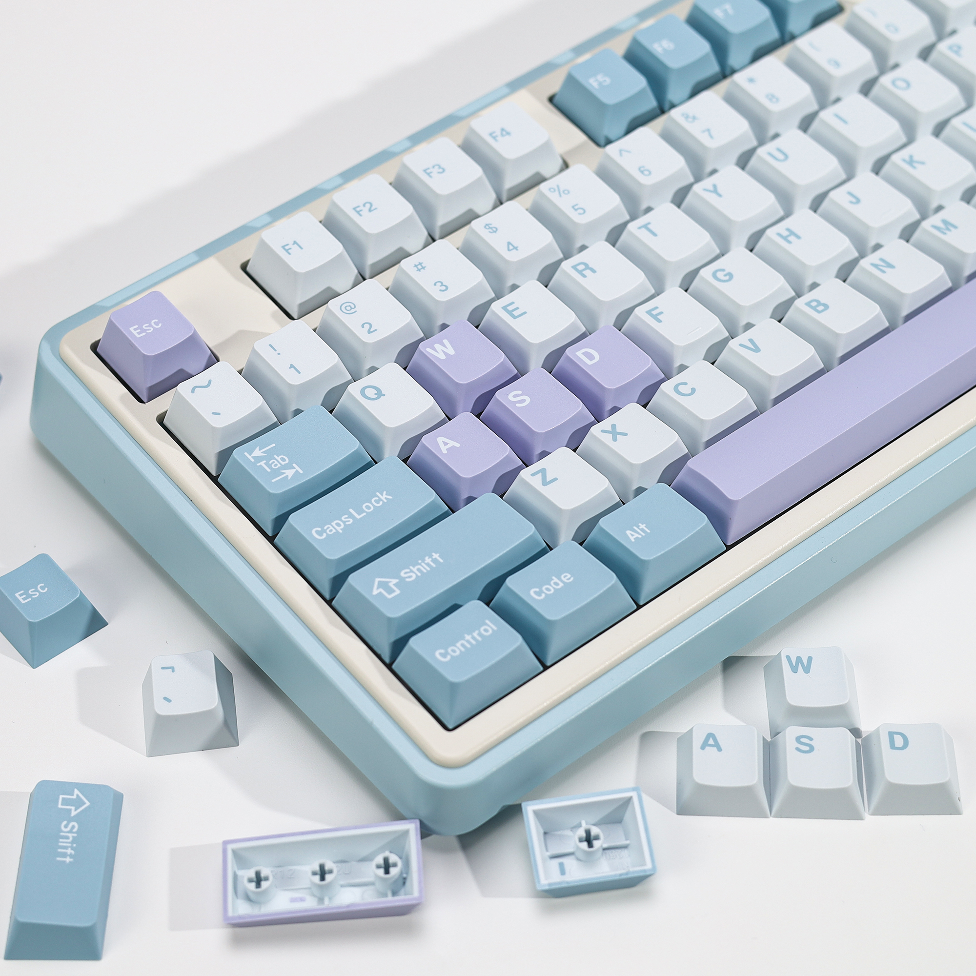 KBDiy Illusion Keycap Retro PB - Gaming Keyboard No Number Pad ulasan dan harga