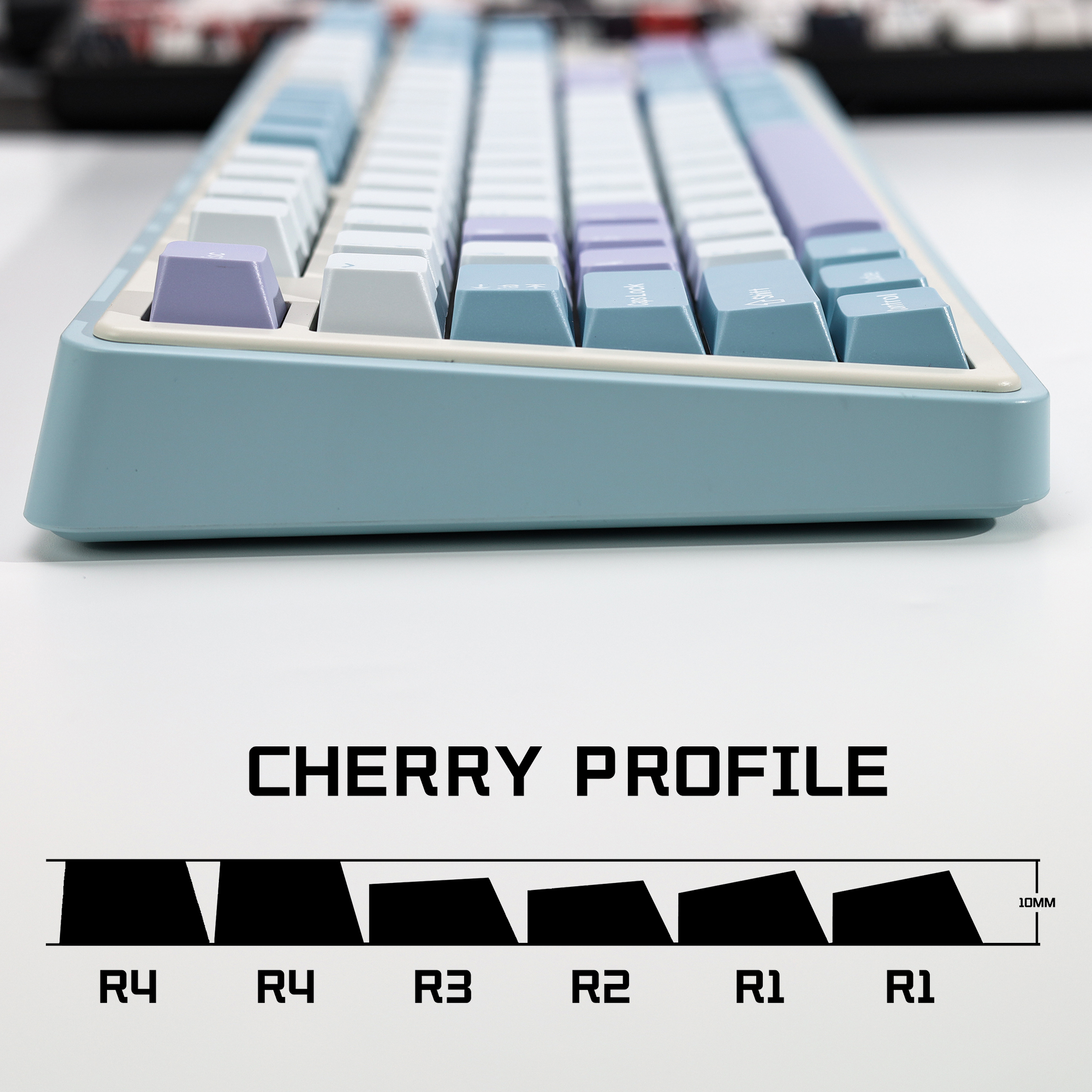 KBDiy Illusion Keycap Retro PB - Gaming Keyboard No Number Pad ulasan dan harga