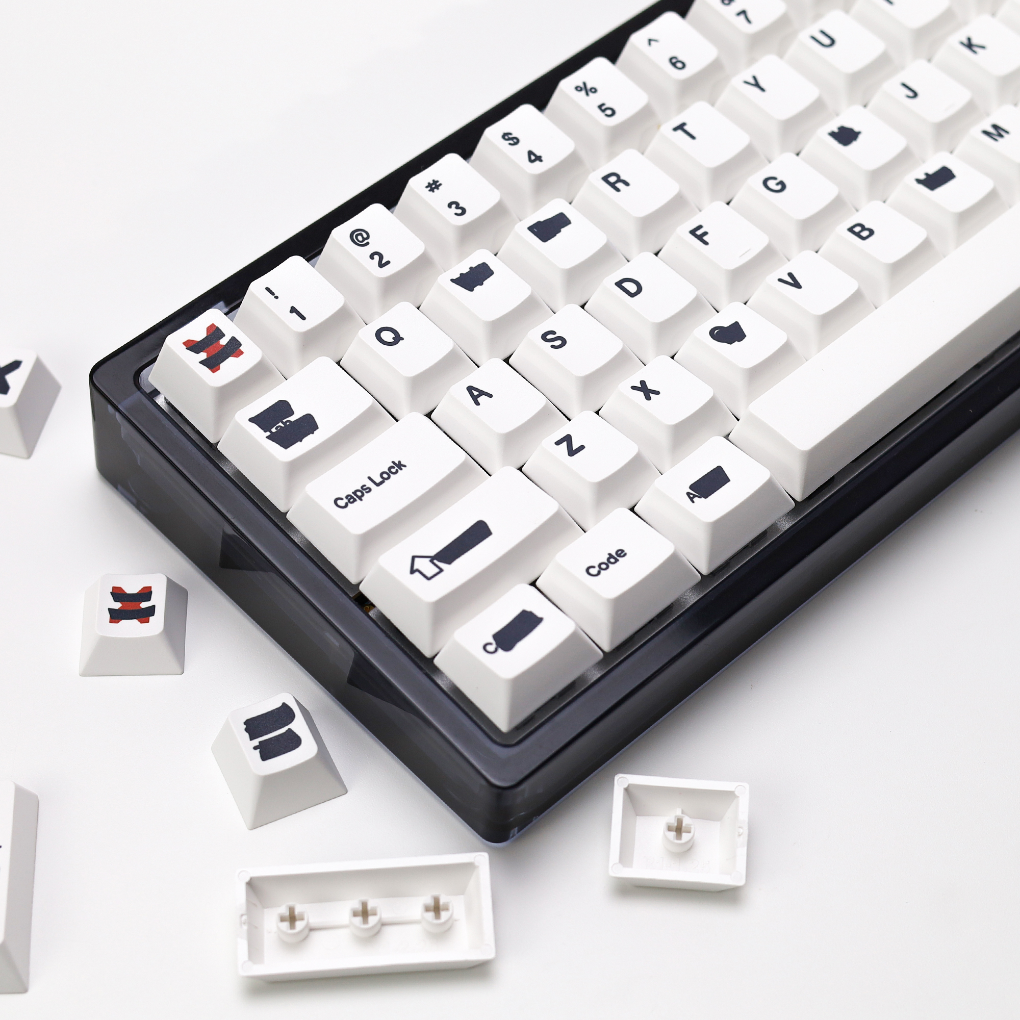 KBDiy Retro GMK Redacted Keyca - Gaming Keyboard No Number Pad ulasan dan harga