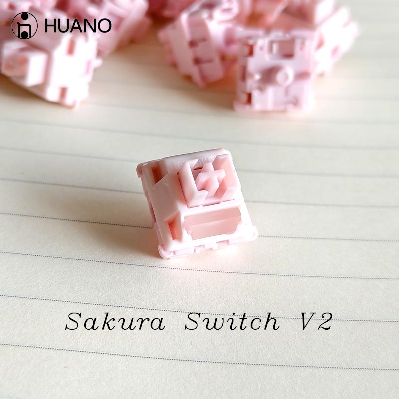 HUANO Sakura V2 Switch 5-Pins  - Gaming Keyboard Mini Mechanical ulasan dan harga