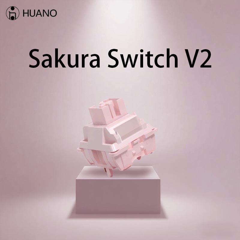 HUANO Sakura V2 Switch 5-Pins  - Gaming Keyboard Mini Mechanical ulasan dan harga