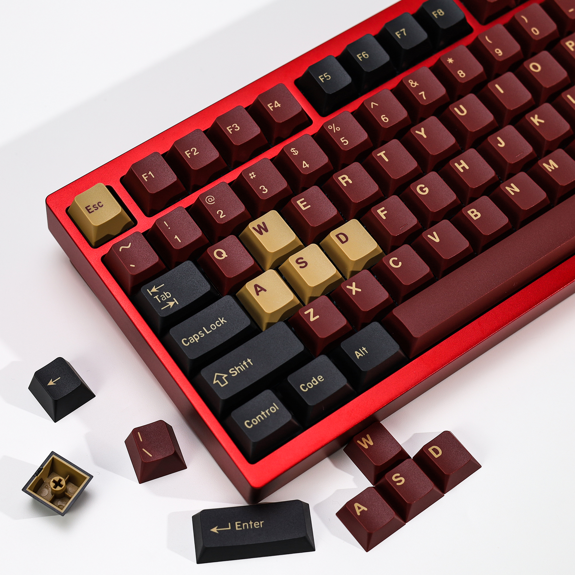 KBDiy GMK Keycap Double Shot C - Gaming Keyboard No Number Pad ulasan dan harga