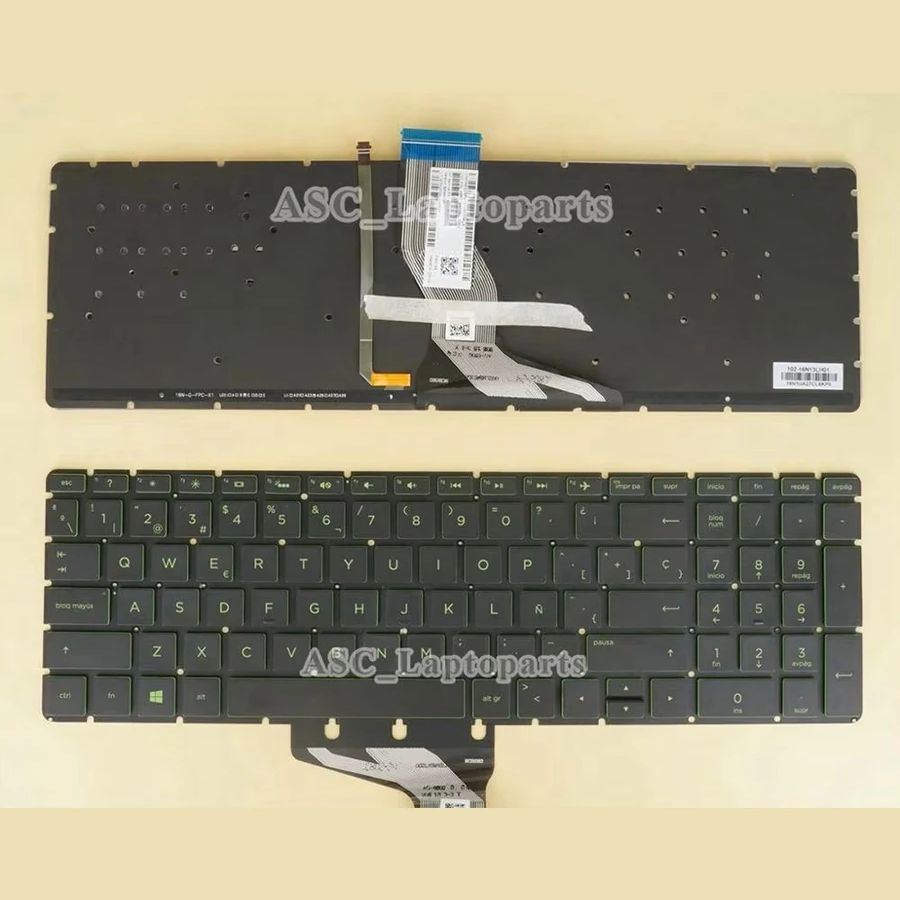 New Spanish Teclado Keyboard f - Gaming Keyboard Hp ulasan dan harga