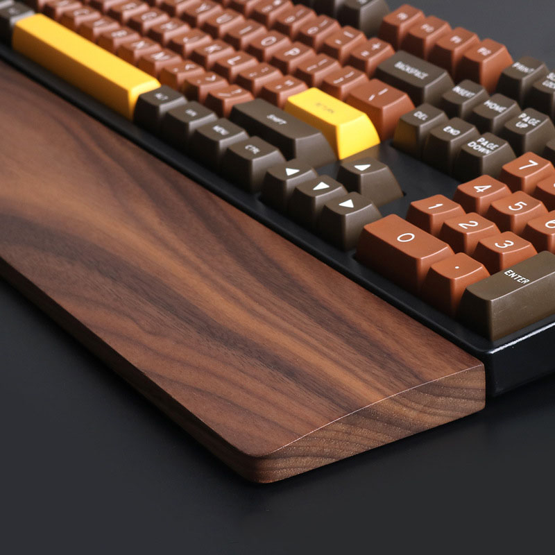 One-Hand Oak Walnut Wooden Key - Wrist Rest Wood ulasan dan harga