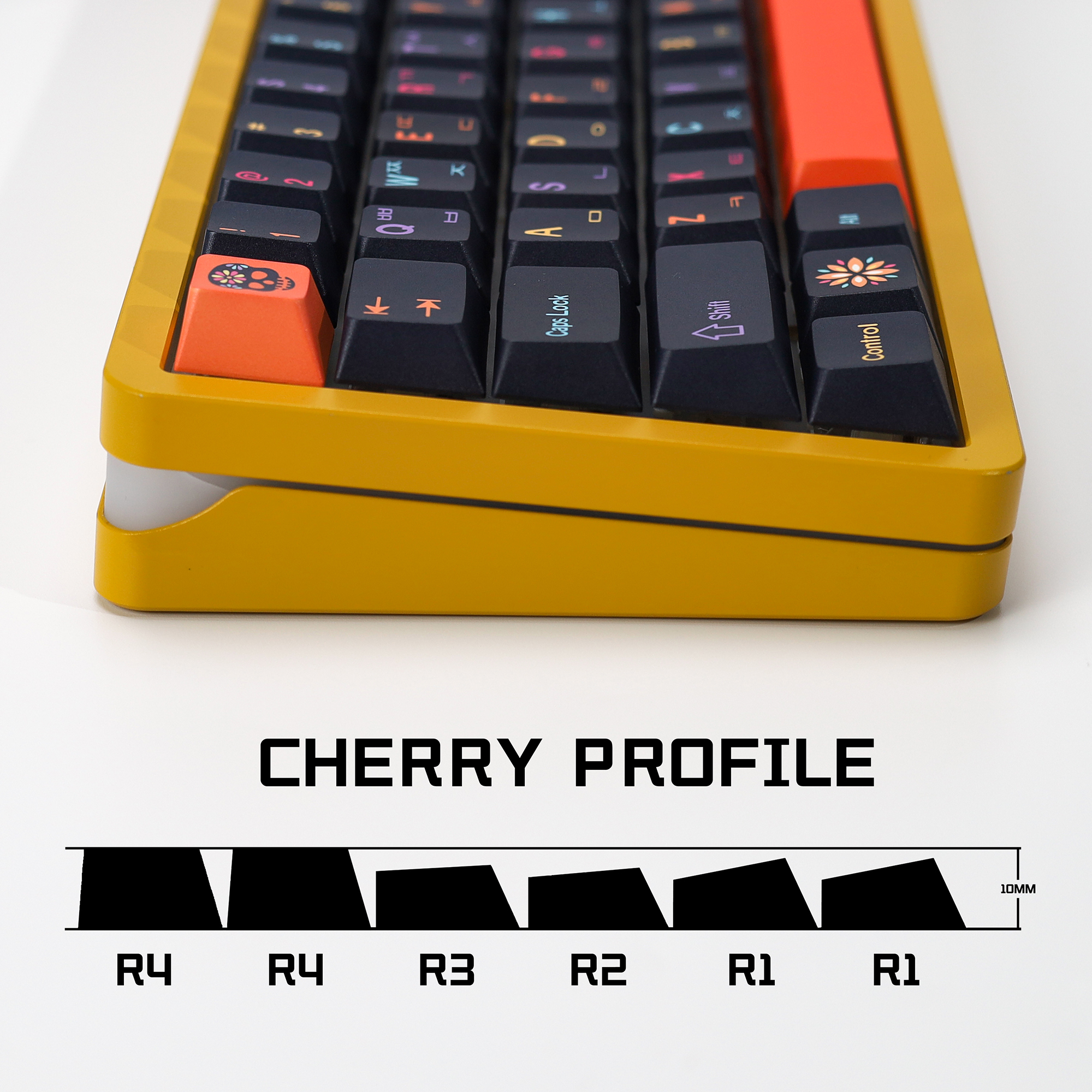 KBDiy GMK Mictlan Cherry Profi - Gaming Keyboard No Number Pad ulasan dan harga