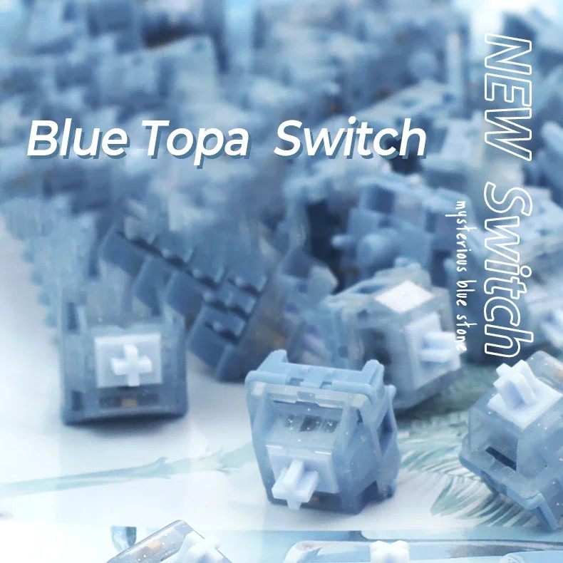 HMX Blue Topa Switch Linear Sw - Gaming Keyboard Mini Mechanical ulasan dan harga