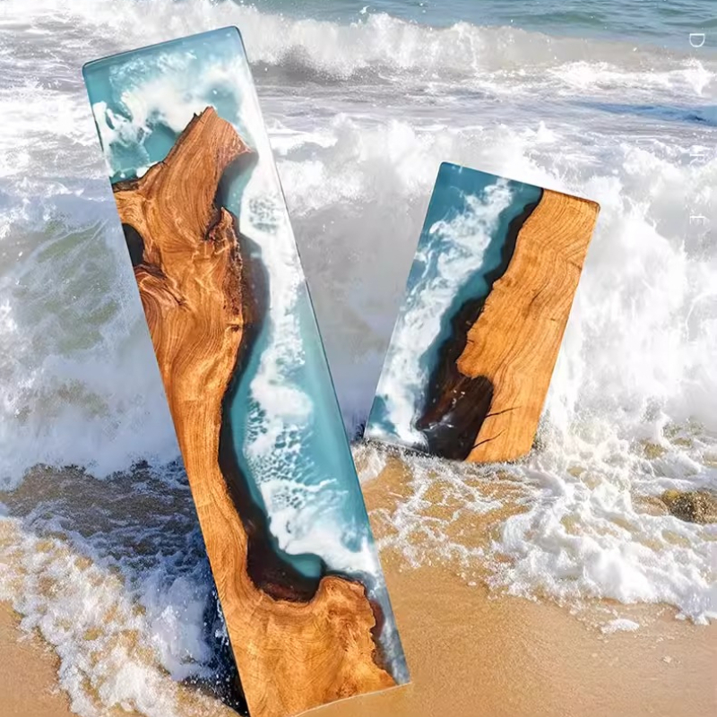 Handcrafted Ocean Wave Resin W - Wrist Rest Wood ulasan dan harga