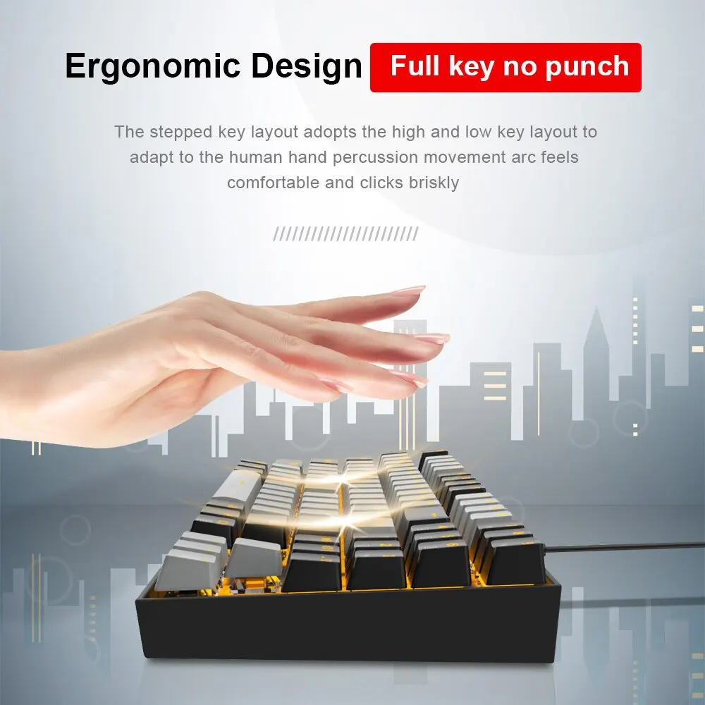 E-YOOSO Z13 USB Mechanical Gam - Gaming Keyboard E Yooso ulasan dan harga