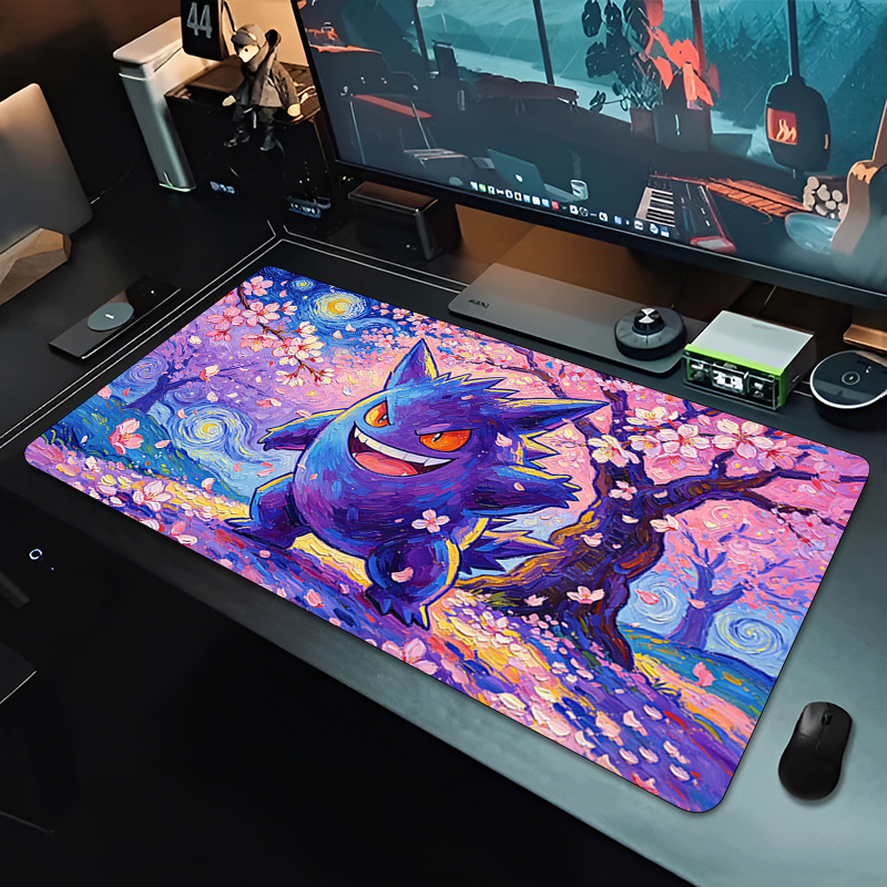 Mouse Pad sakura Gengar Gaming - Gaming Keyboard En Mouse ulasan dan harga