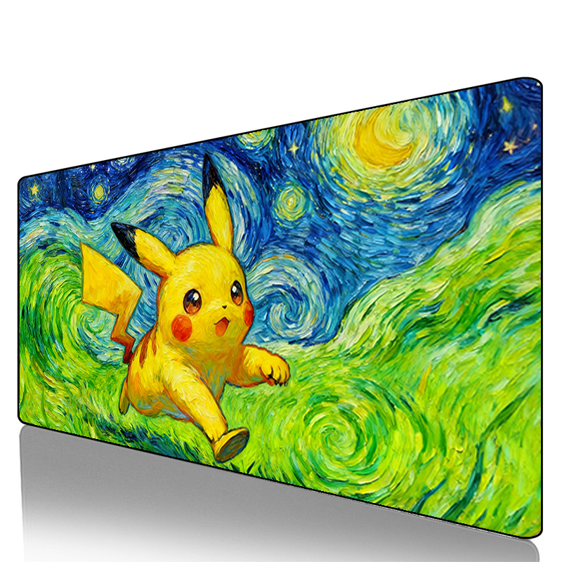 Mouse Pad Pokemon Pikachu Geng - Gaming Keyboard En Mouse ulasan dan harga