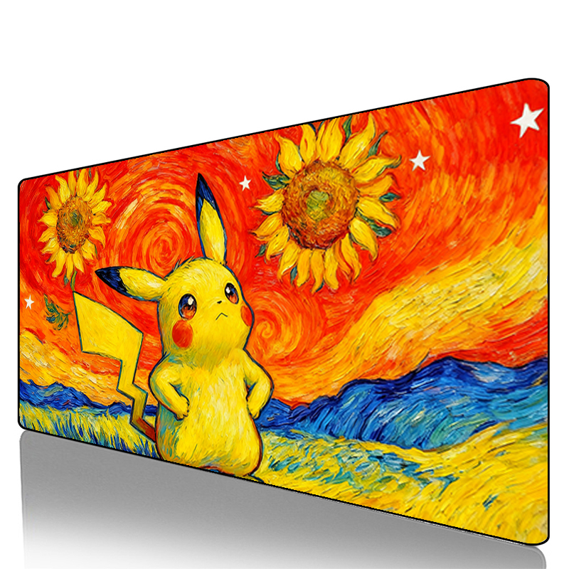 Mouse Pad Pokemon Pikachu Geng - Gaming Keyboard En Mouse ulasan dan harga