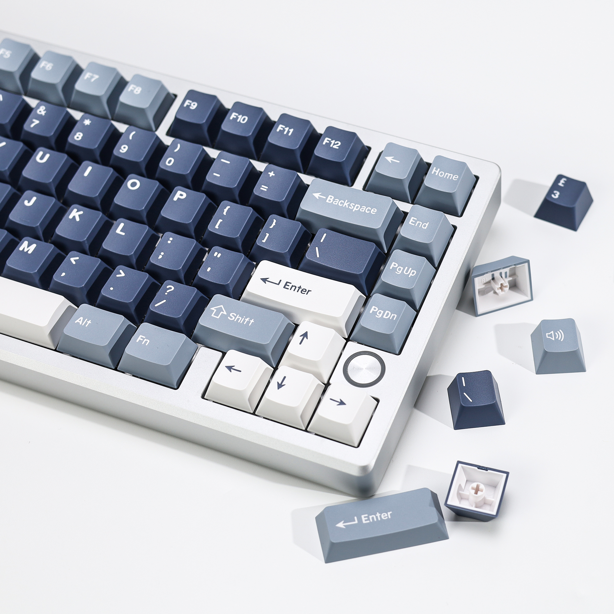 KBDiy Fishing Keycaps ISO PBT  - Gaming Keyboard No Number Pad ulasan dan harga