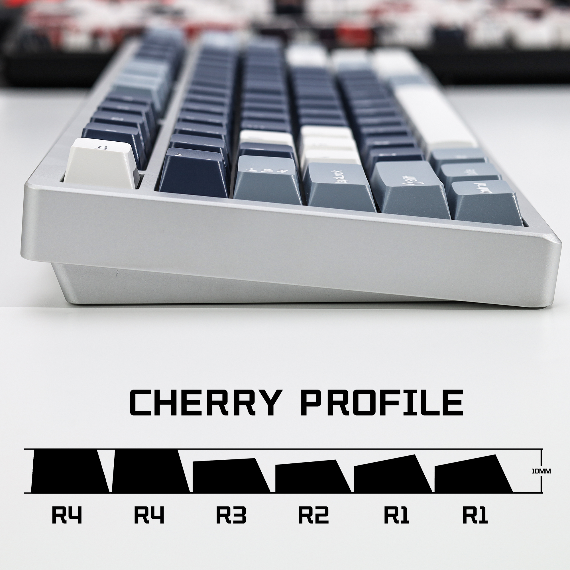 KBDiy Fishing Keycaps ISO PBT  - Gaming Keyboard No Number Pad ulasan dan harga