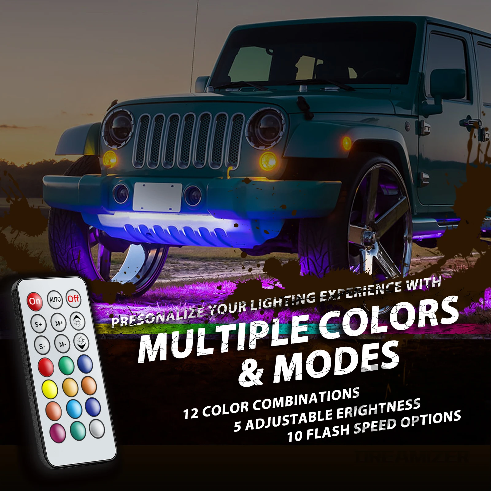 Car Flexible Underglow Strip L - Rgb Underglow Strip ulasan dan harga