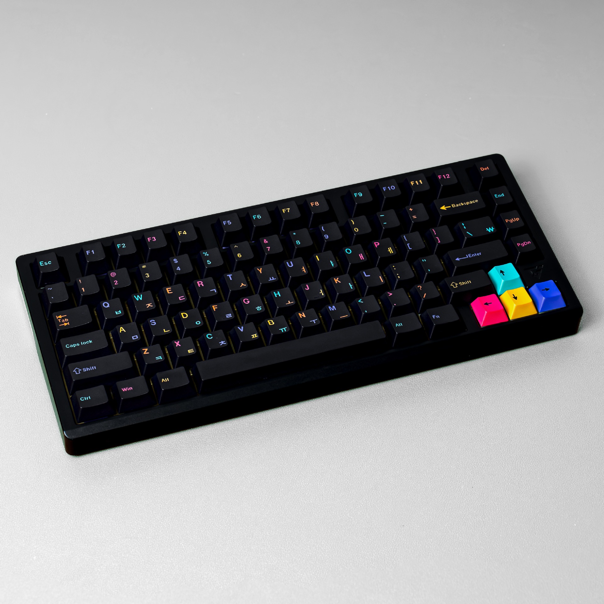 143 Keys Creative Keycaps PBT  - Keyboard Gaming Black ulasan dan harga