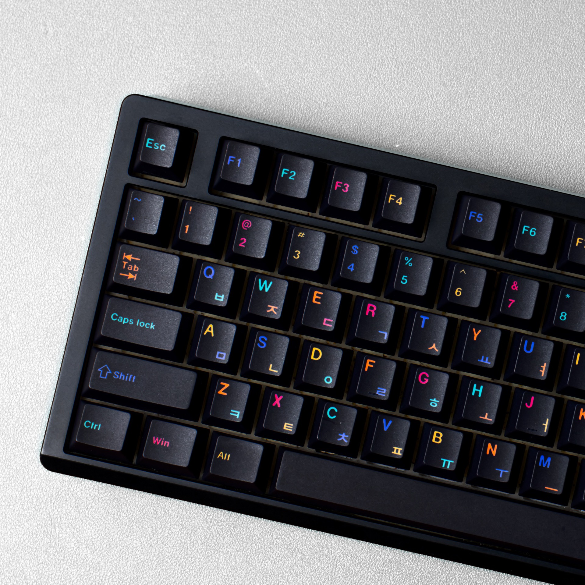 143 Keys Creative Keycaps PBT  - Keyboard Gaming Black ulasan dan harga