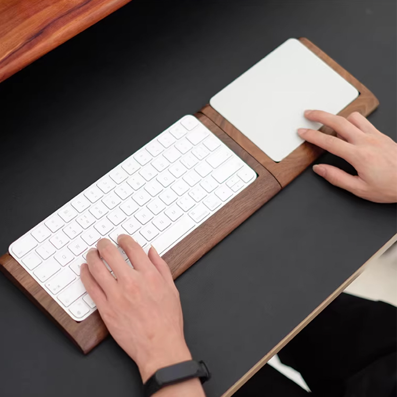 Black Walnut Solid Wooden Tray - Wrist Rest Wood ulasan dan harga